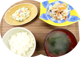 朝食の献立例